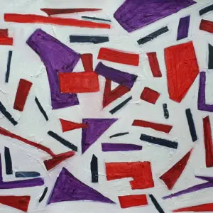 Purple Red Black White Ⅰ
